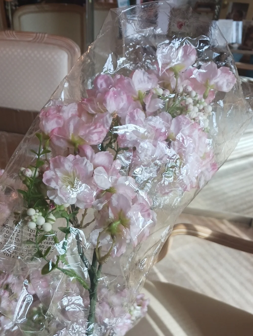 Floral-faux Cherry Blossom 
